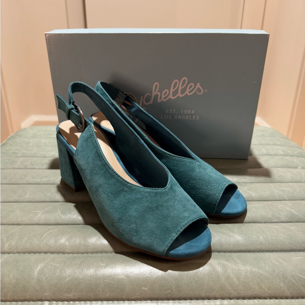 Teal Suede Seychelles 9